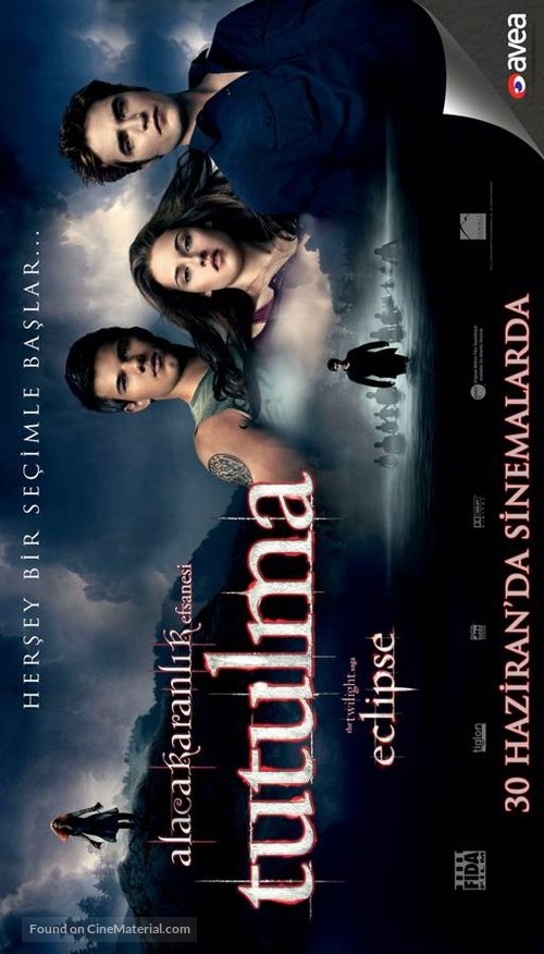 The Twilight Saga: Eclipse - Turkish Movie Poster