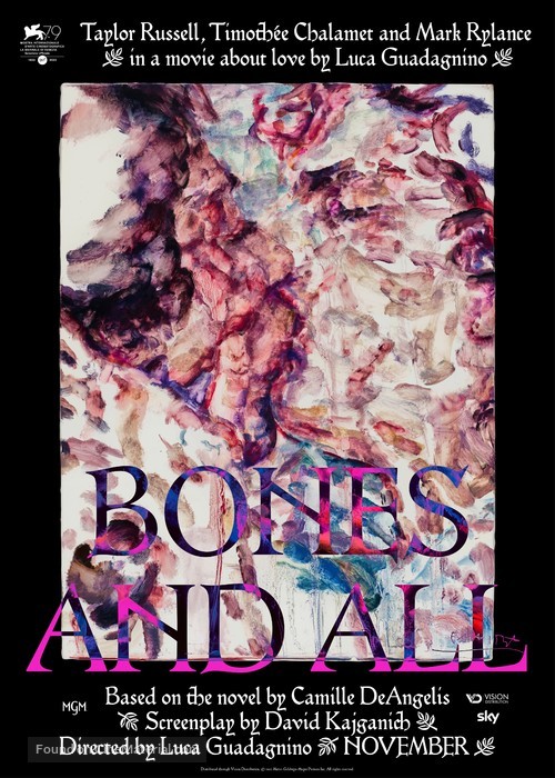 Bones and All - International Movie Poster