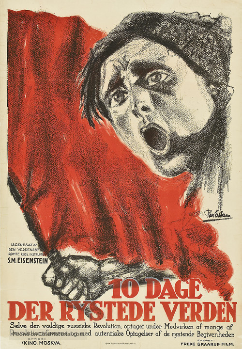 Oktyabr - Danish Movie Poster