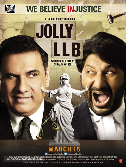 Jolly LLB - Indian Movie Poster