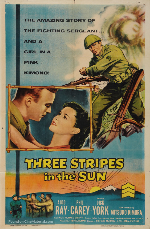 Three Stripes in the Sun - Movie Poster