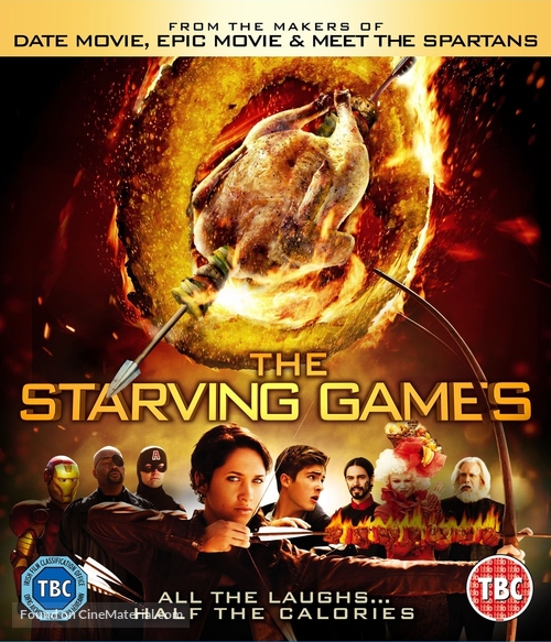 The Starving Games - British Blu-Ray movie cover