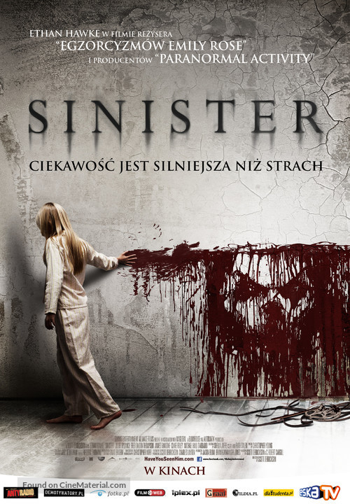 Sinister - Polish Movie Poster