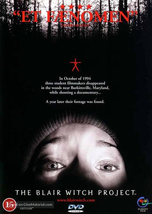 The Blair Witch Project - Danish DVD movie cover