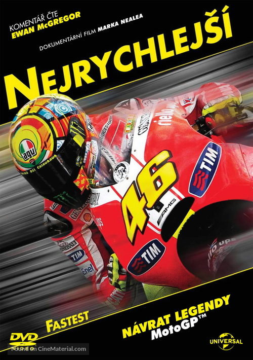 Fastest - Czech DVD movie cover