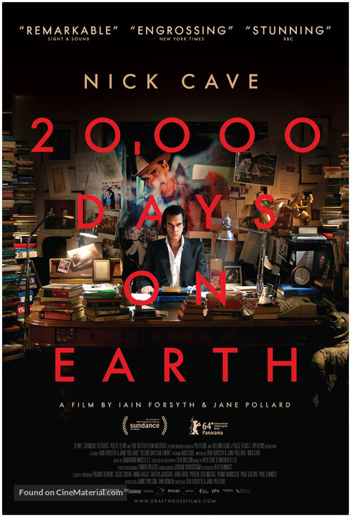 20,000 Days on Earth - Movie Poster