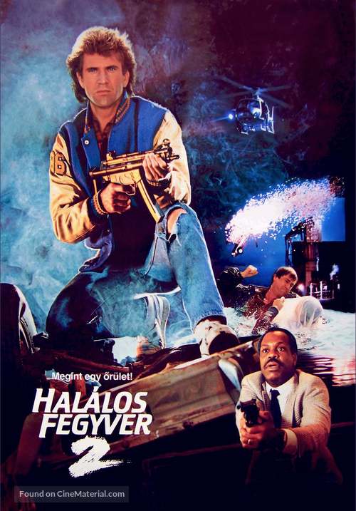 Lethal Weapon 2 - Hungarian Movie Cover