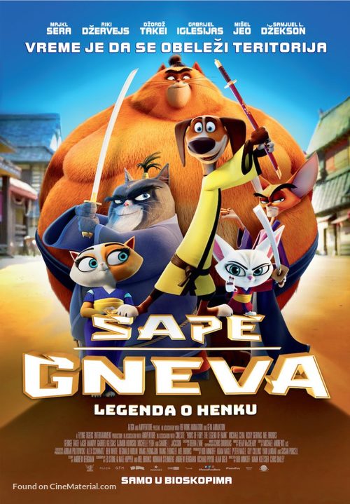 Paws of Fury: The Legend of Hank - Serbian Movie Poster