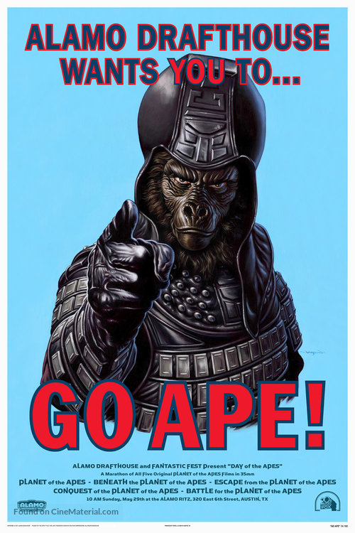 Planet of the Apes - Combo movie poster