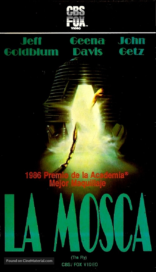 The Fly - Argentinian VHS movie cover