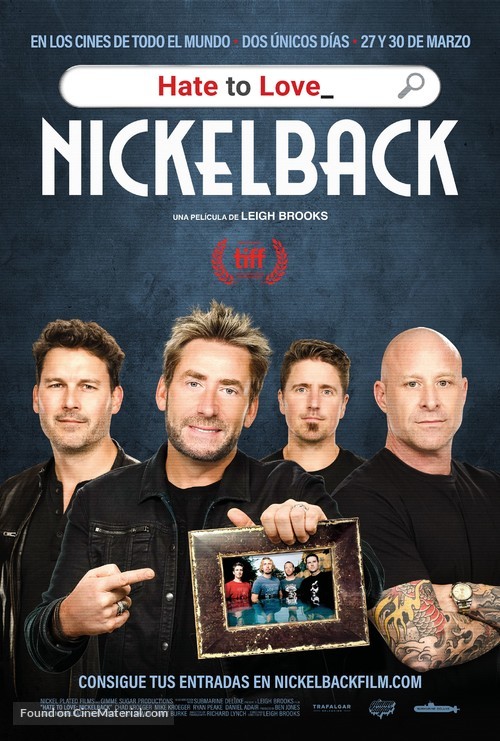 Hate to Love: Nickelback - Spanish Movie Poster