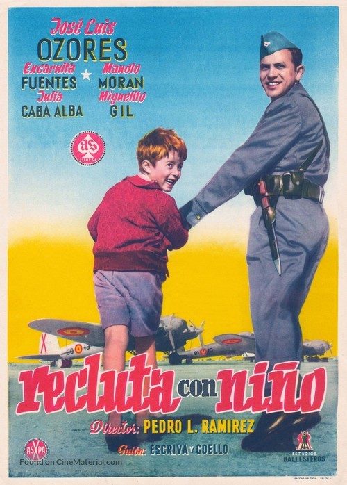 Recluta con ni&ntilde;o - Spanish Movie Poster
