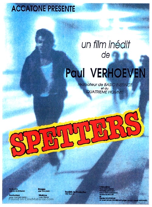 Spetters - French Movie Poster