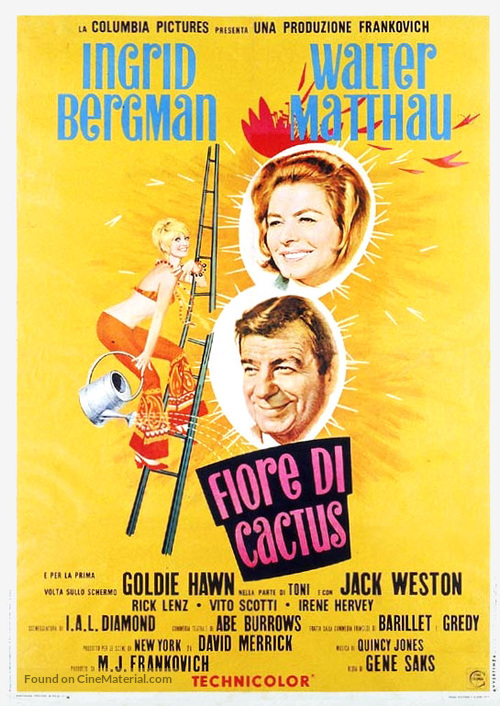 Cactus Flower - Italian Movie Poster