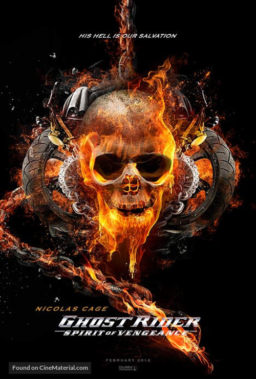 ghost rider spirit of vengeance in theaters