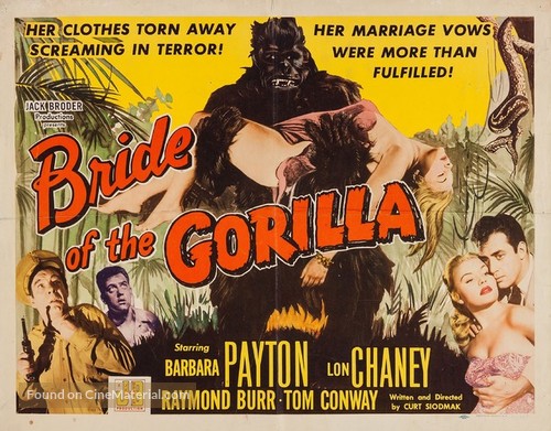 Bride of the Gorilla - Movie Poster