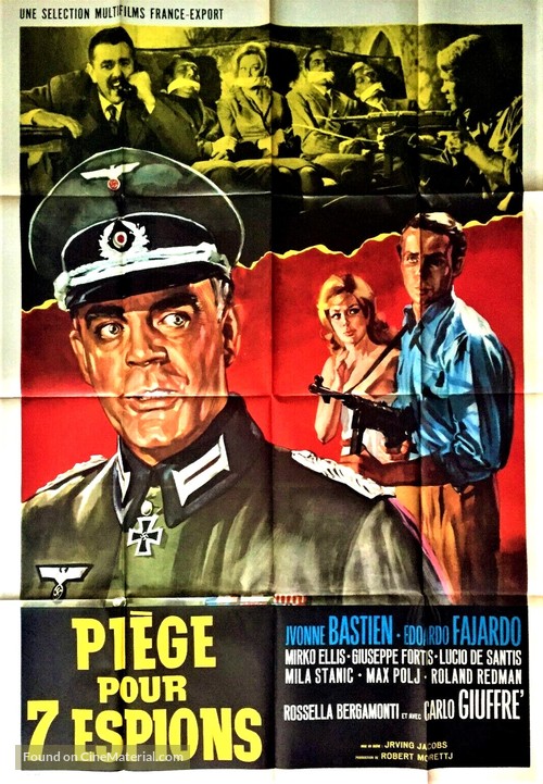 Trappola per sette spie - French Movie Poster