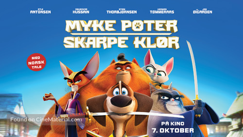 Paws of Fury: The Legend of Hank - Norwegian Movie Poster