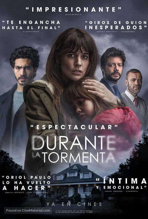 Durante la tormenta - Spanish Movie Poster