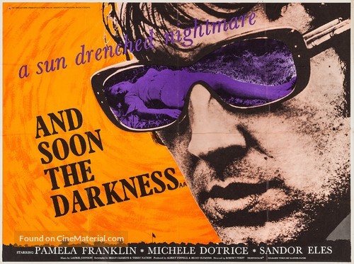 And Soon the Darkness - British Movie Poster