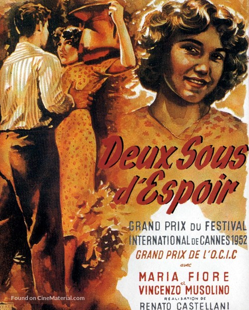 Due soldi di speranza - French Movie Poster