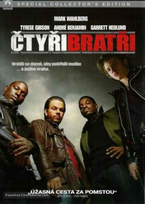 Four Brothers - Czech DVD movie cover