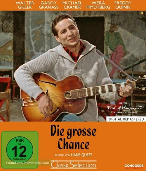 Die grosse Chance - German Blu-Ray movie cover