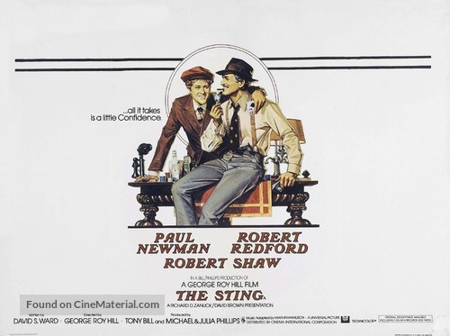 The Sting - British Movie Poster