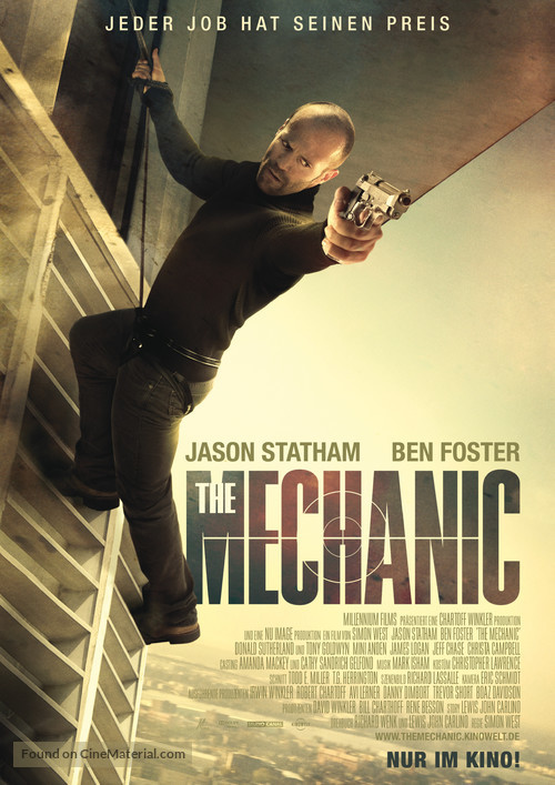 The Mechanic - German Movie Poster