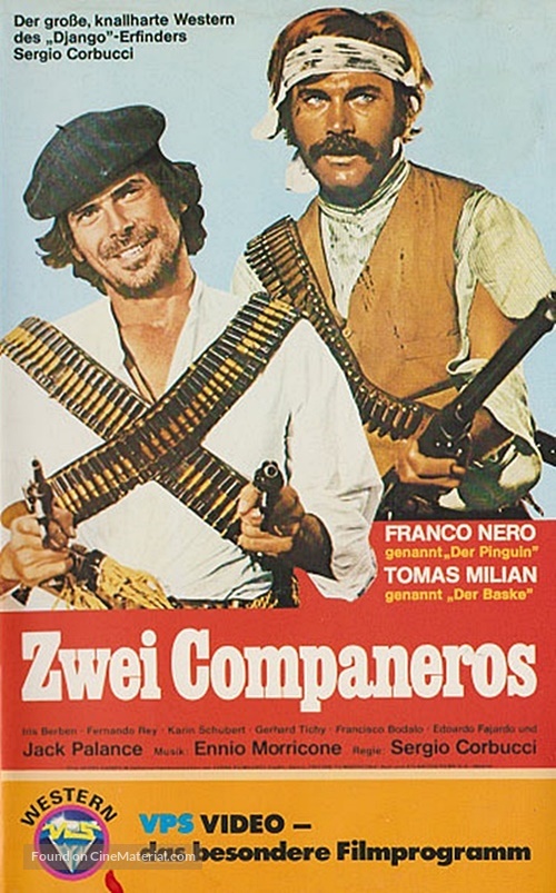 Vamos a matar, compa&ntilde;eros - German VHS movie cover