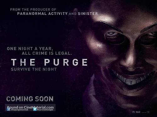 The Purge - British Movie Poster