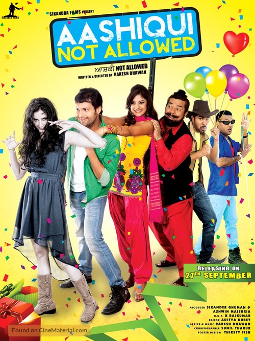 Aashiqui Not Allowed - Indian Movie Poster