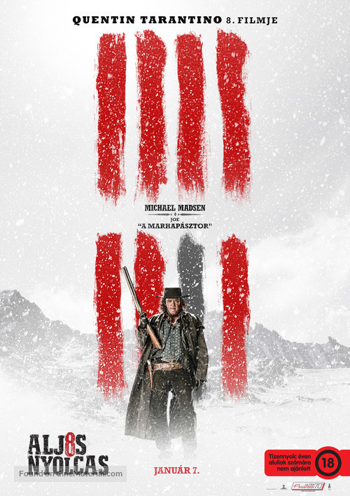 The Hateful Eight - Hungarian Movie Poster