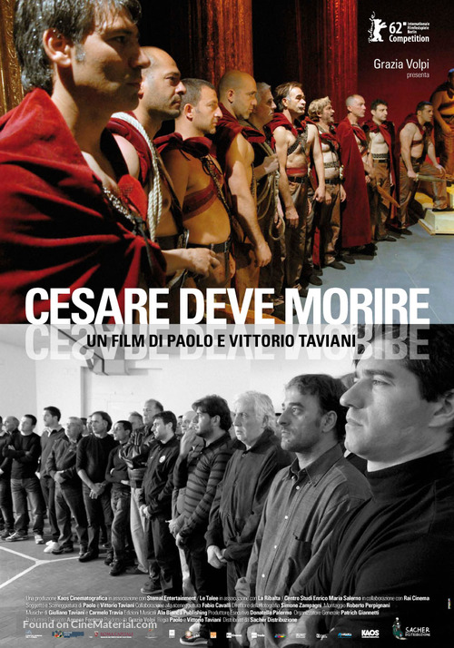 Cesare deve morire - Italian Movie Poster
