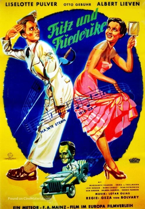 Fritz und Friederike - German Movie Poster