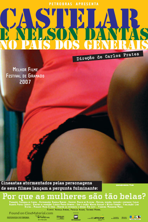 Castelar e Nelson Dantas no Pa&iacute;s dos Generais - Brazilian Movie Poster