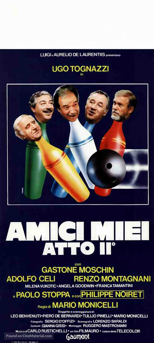 Amici miei atto II - Italian Theatrical movie poster