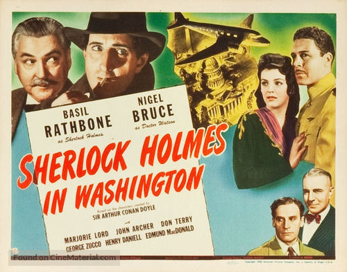 Sherlock Holmes in Washington - Movie Poster