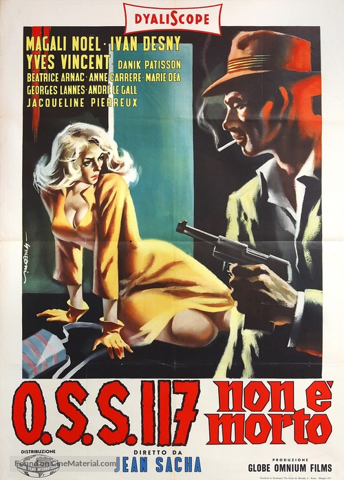 O.S.S. 117 n&#039;est pas mort - Italian Movie Poster