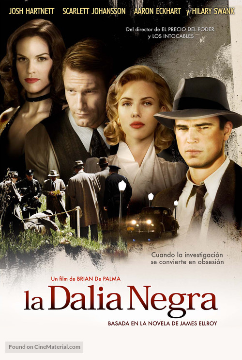 The Black Dahlia - Spanish Movie Poster