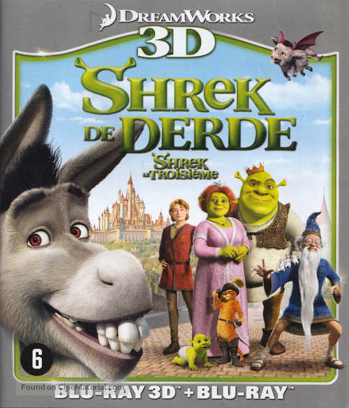 Shrek the Third - Dutch Blu-Ray movie cover