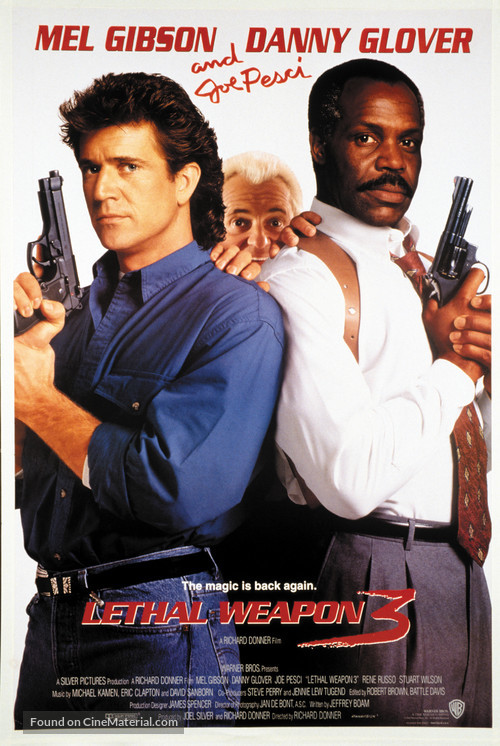 Lethal Weapon 3 - Movie Poster