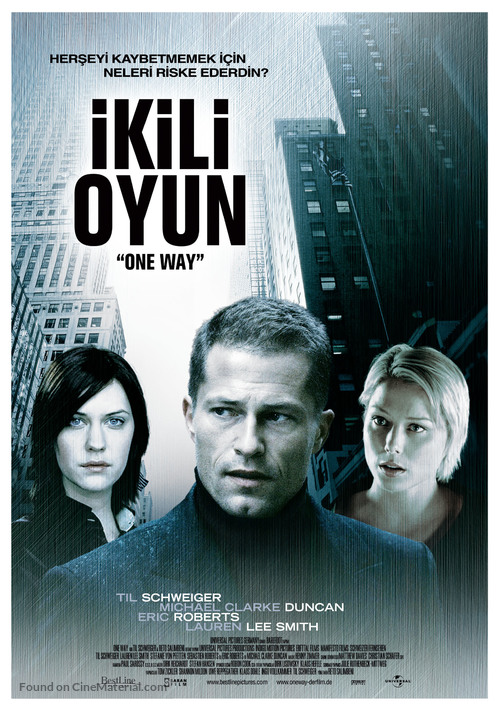 One Way - Turkish poster