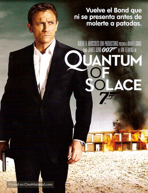 Quantum of Solace - Argentinian Movie Cover