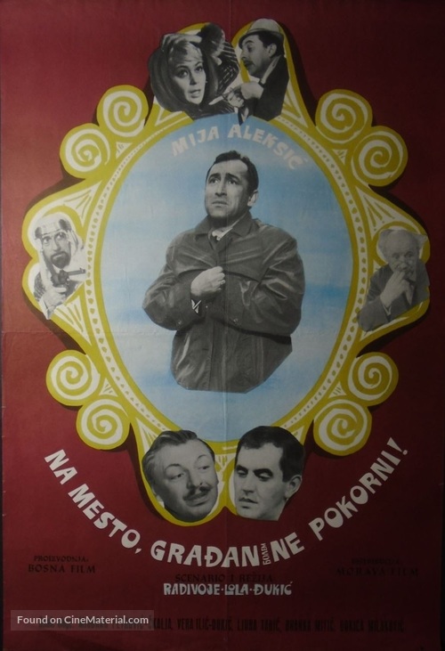 Na mesto, gradjanine Pokorni! - Yugoslav Movie Poster