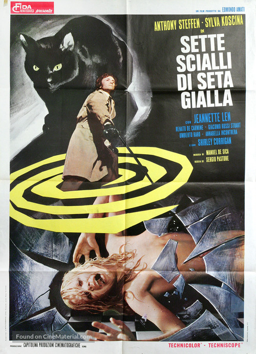 Sette scialli di seta gialla - Italian Movie Poster