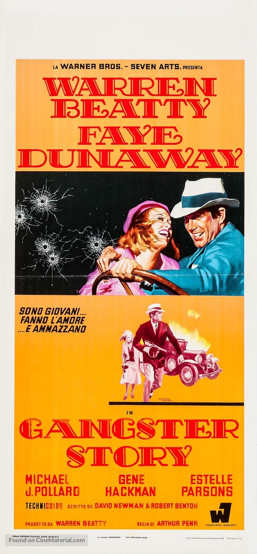 Bonnie and Clyde - Italian Movie Poster