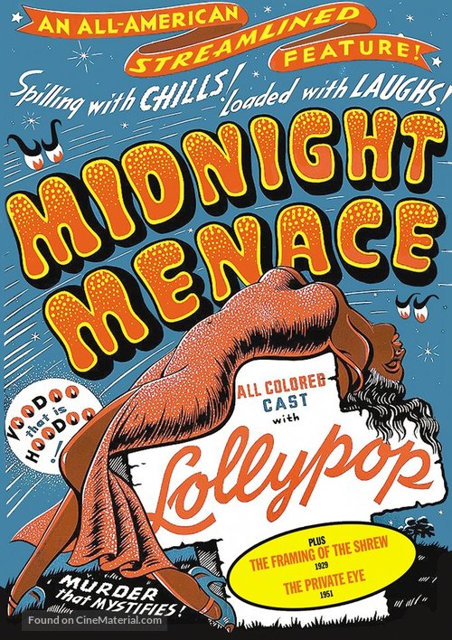 Midnight Menace - DVD movie cover