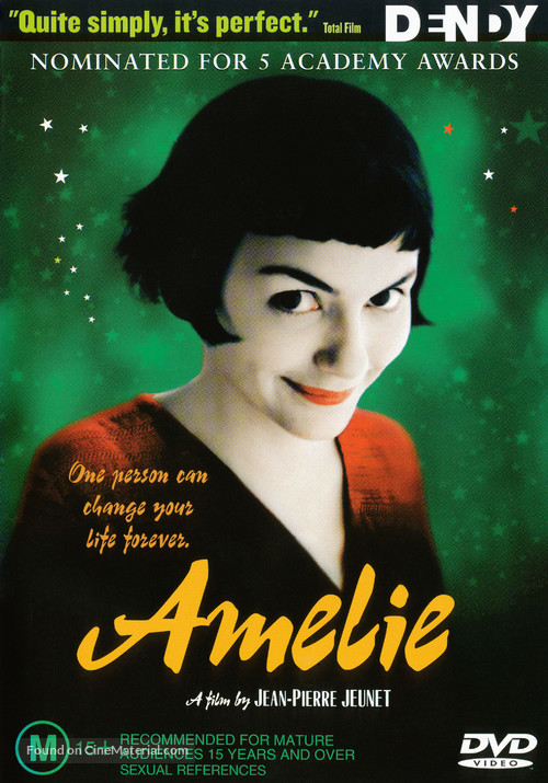 Le fabuleux destin d&#039;Am&eacute;lie Poulain - Australian DVD movie cover