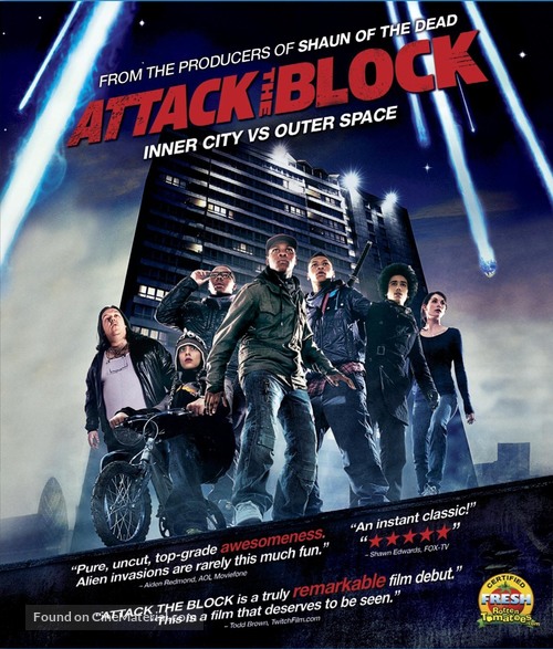 Attack the Block - Blu-Ray movie cover